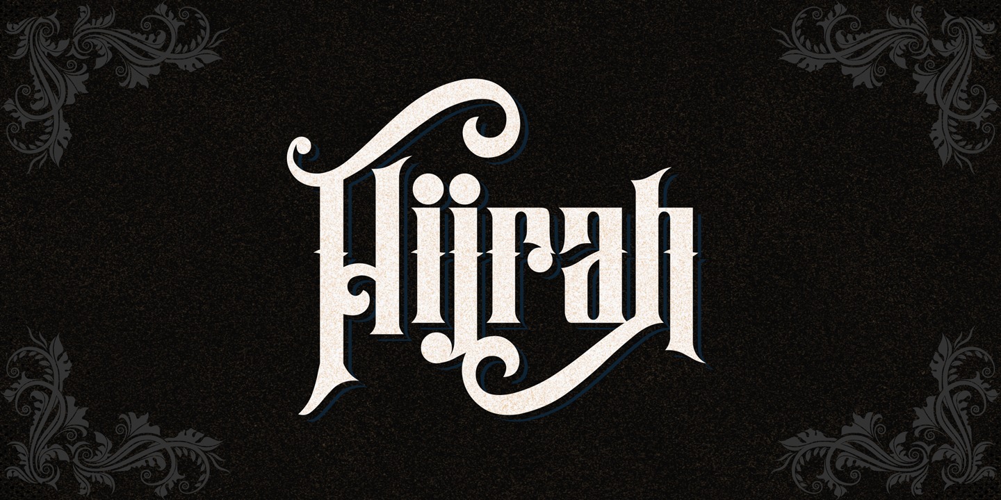 Schriftart Hijrah